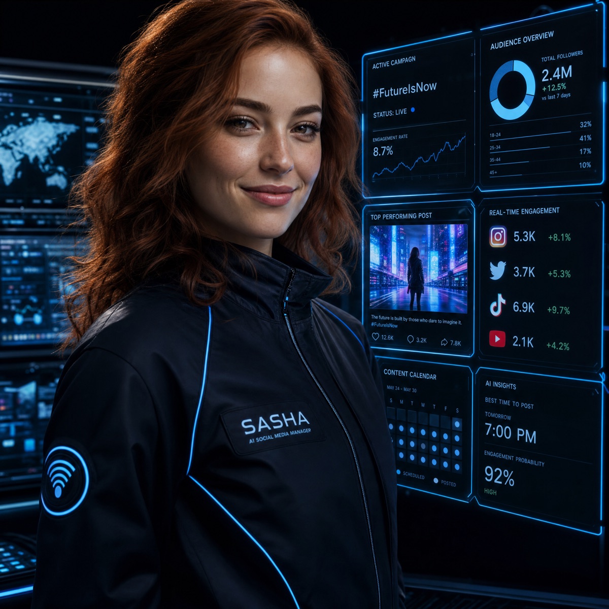 Sasha — Social Media Manager